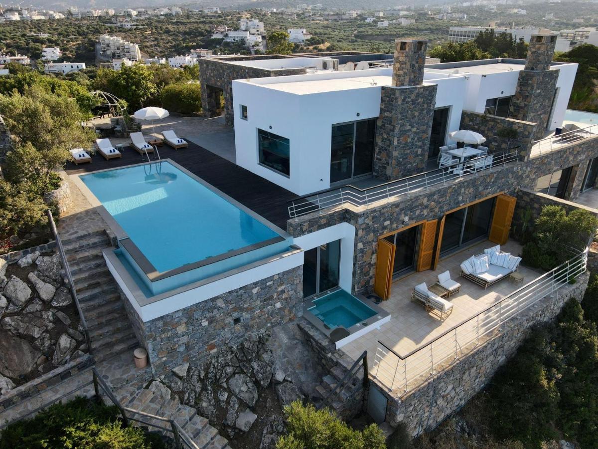 Villa Aiolos: Above The Sea, Within Agios Nikolaos מראה חיצוני תמונה