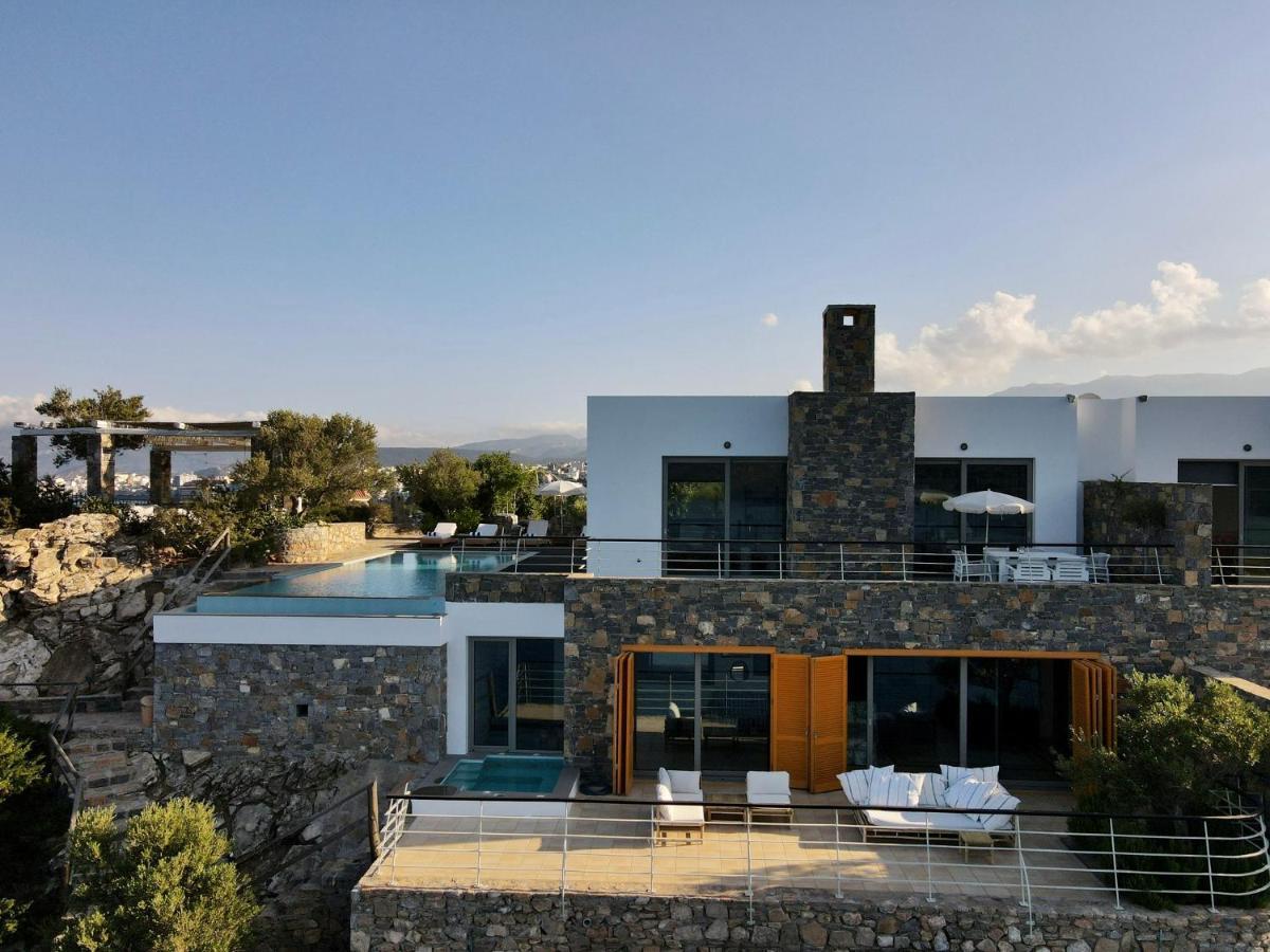 Villa Aiolos: Above The Sea, Within Agios Nikolaos מראה חיצוני תמונה