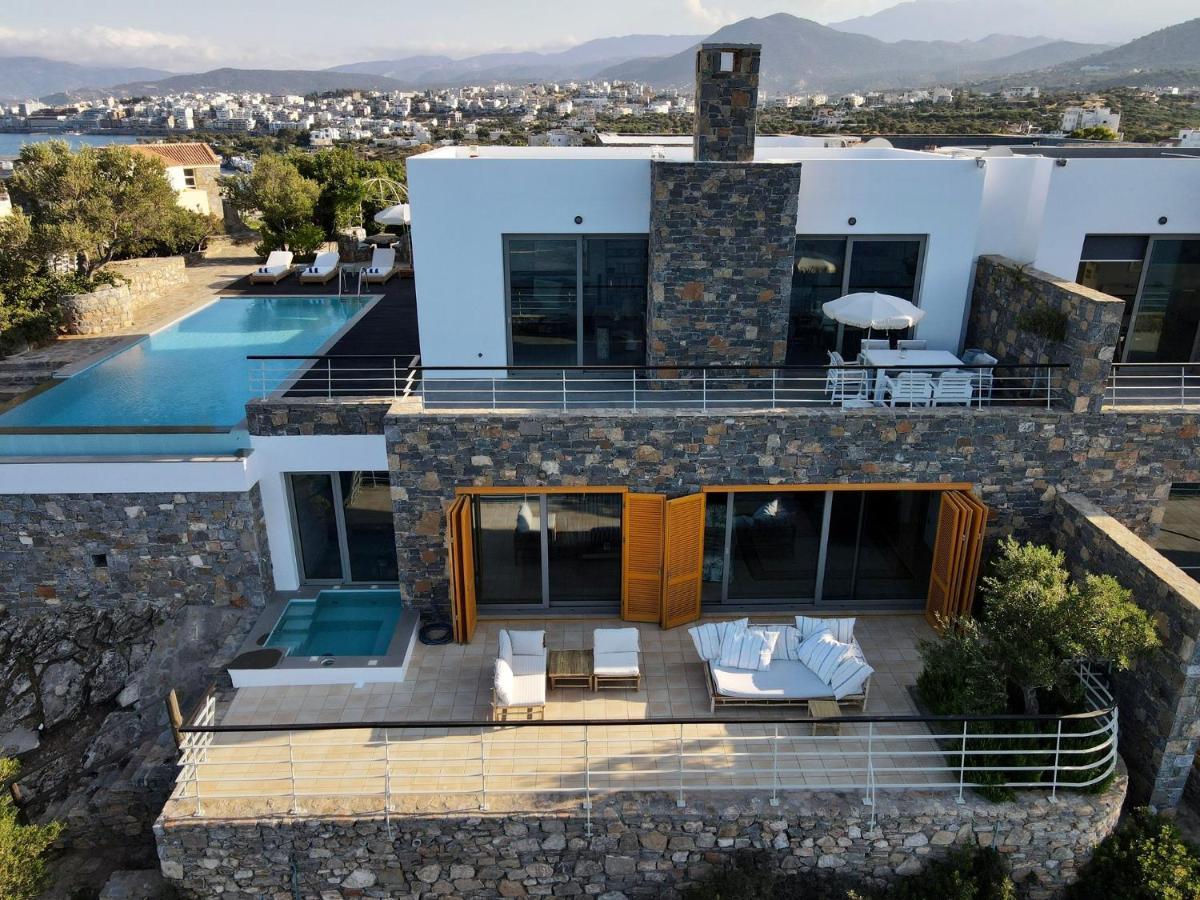 Villa Aiolos: Above The Sea, Within Agios Nikolaos מראה חיצוני תמונה